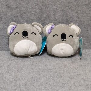 Squishmallow rosa the koala bear Lot Of 2 squishmallows 5" NWT